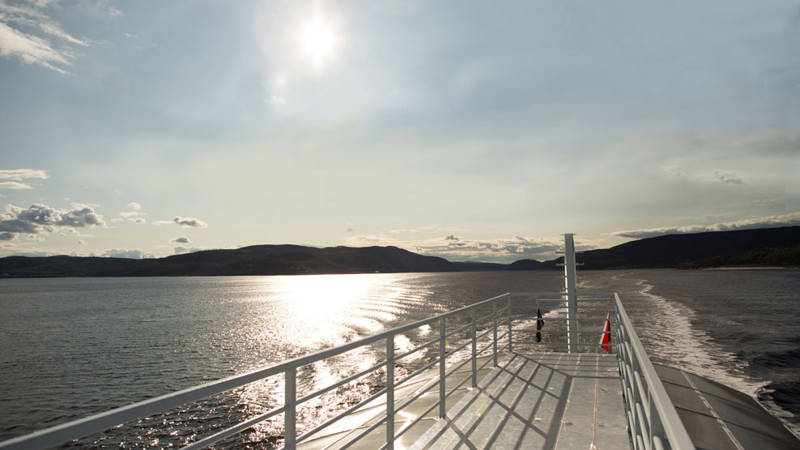 VIP Walkway at sunset