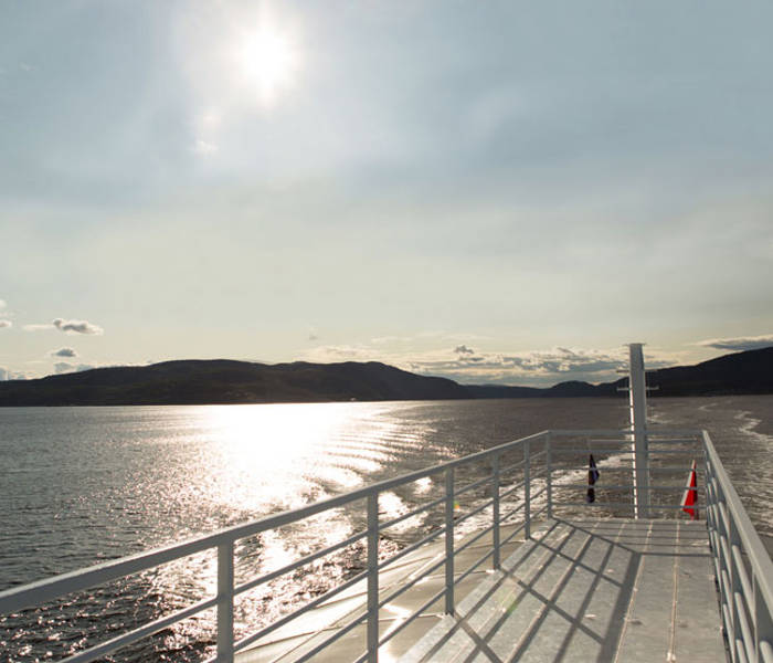 VIP Walkway at sunset