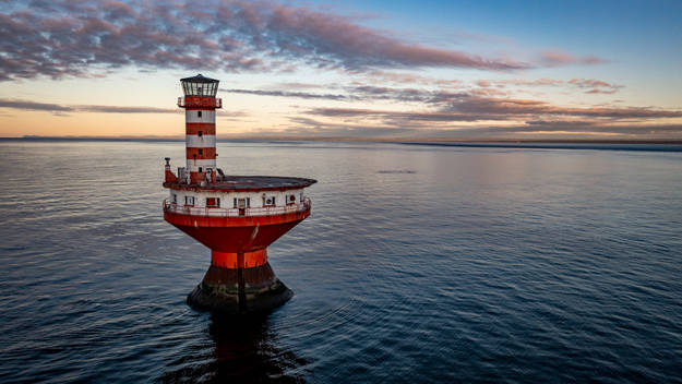 Phare vue des airs