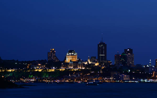 Québec illuminée de nuit