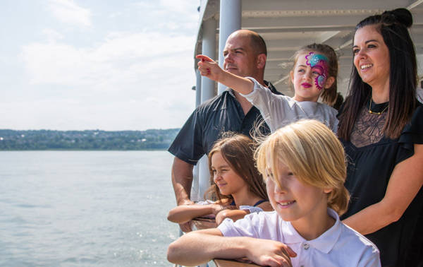  Family on the AML Louis Jolliet exterior deck