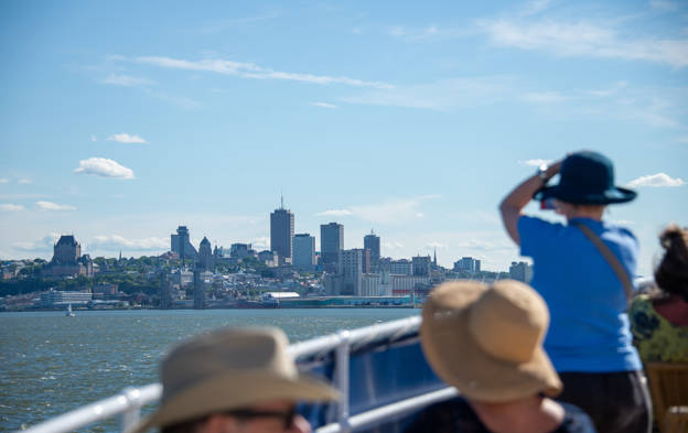  View from Louis Jolliet on Quebec City